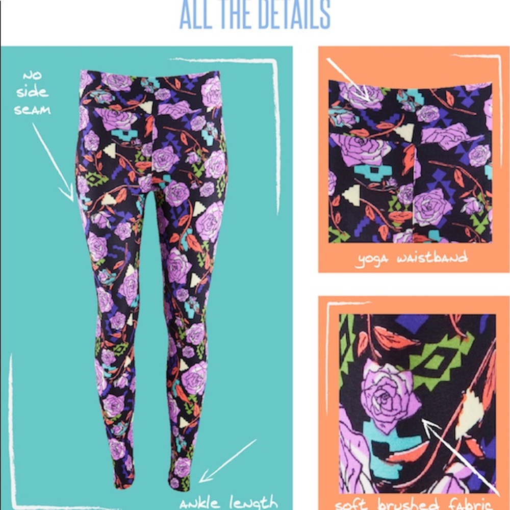 Halloween LuLaRoe Leggings One Size 2-10 LLR - Picture 5 of 8